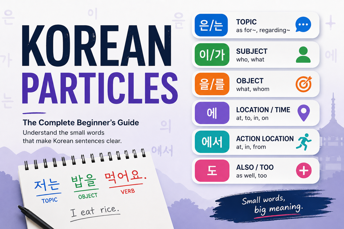 Korean particles