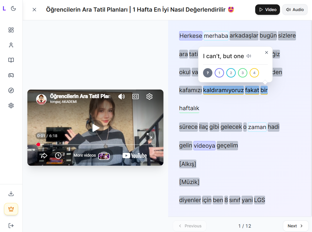 learn Turkish with Lokia