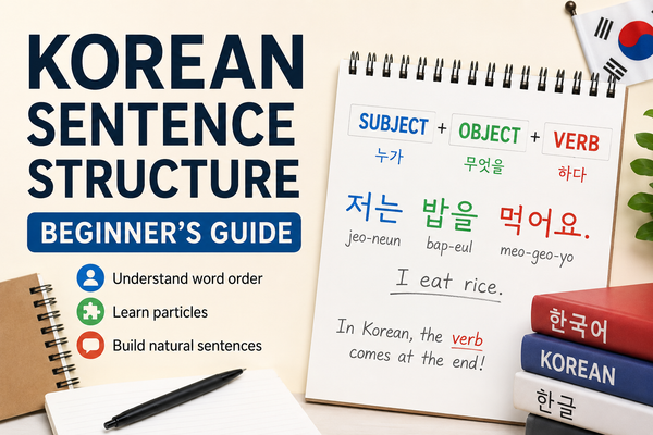 Korean Sentence Structure